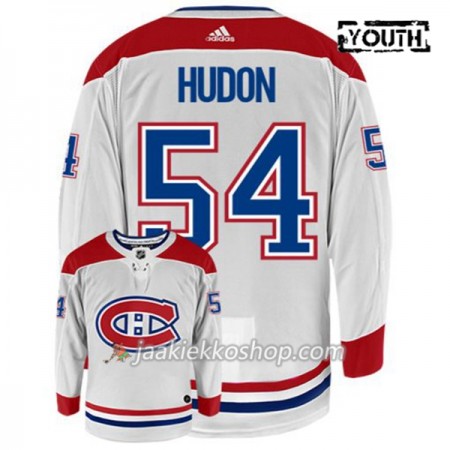 Lapsille NHL Montreal Canadiens Pelipaita CHARLES HUDON 54 Adidas Valkoinen Authentic